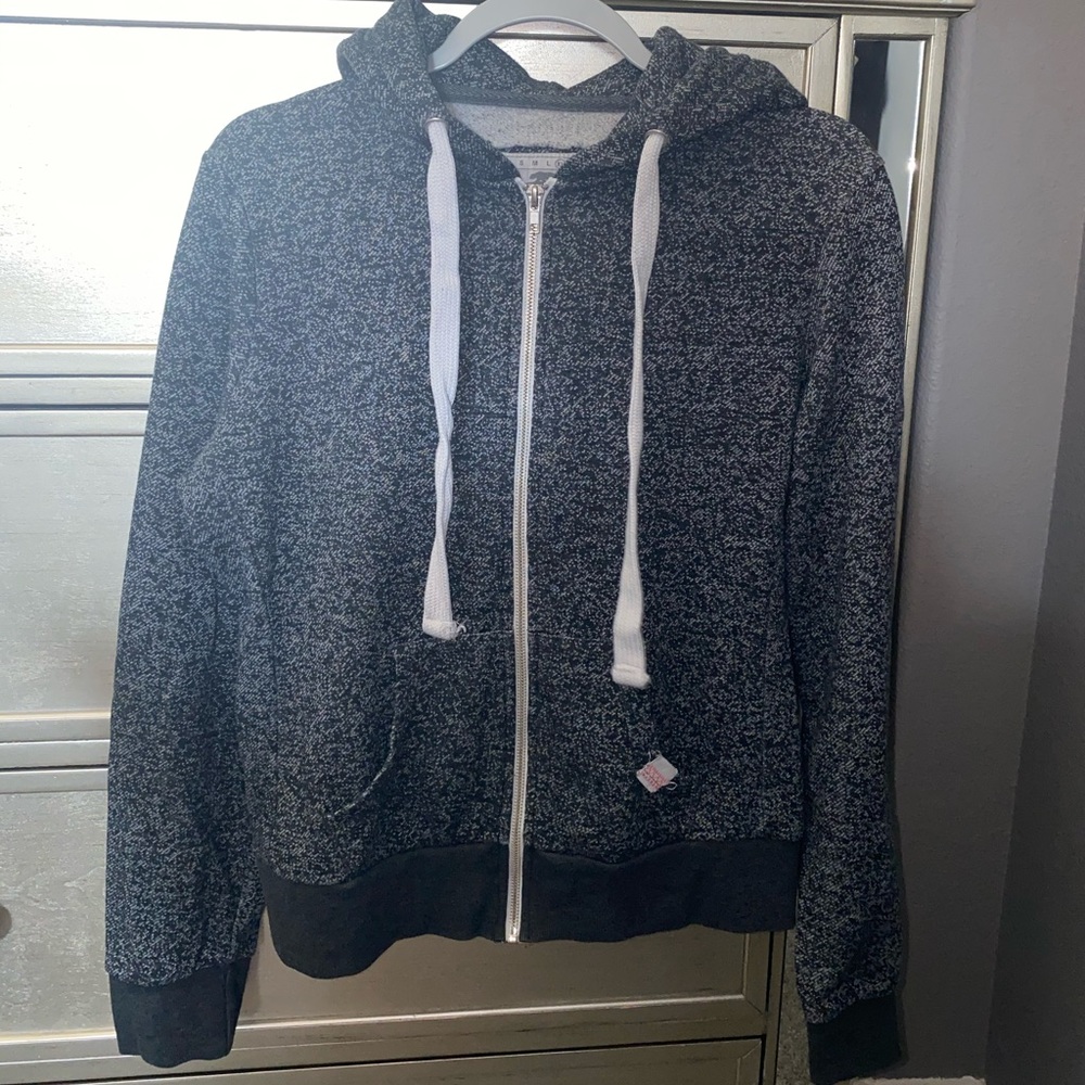 Gray Zip Up Hoodie